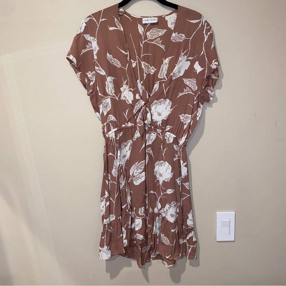 Roe + May Floral Mini Dress